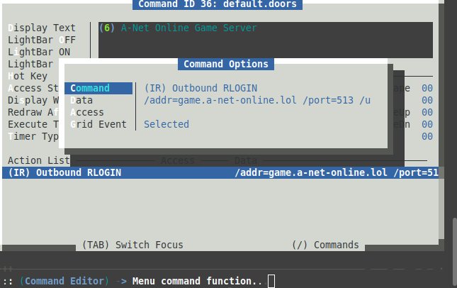 Mystic BBS Software Screenshot